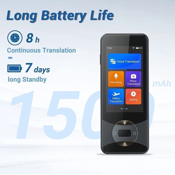 NIB Anfier Language Translator Device 2022 127 Languages AI Voice Translator - Picture 5 of 6